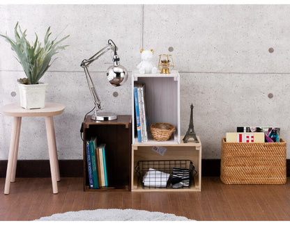 カラーボックスにピッタリ 組立簡単 木製BOX 単品 収納 ボックス 収納ケース オシャレ 木製 木目 桐製 カラーボックス 北欧