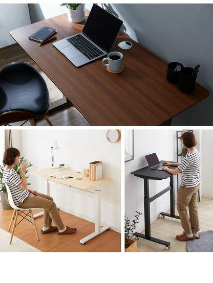 スタンディングデスク 昇降式テーブル 幅120cm 昇降デスク ワンタッチ昇降 キャスター付き オフィスデスク パソコンデスク PCデスク ガス圧昇降デスク テレワーク 在宅勤務 デスク 机 オフィス 事務机 高さ調整 幅120