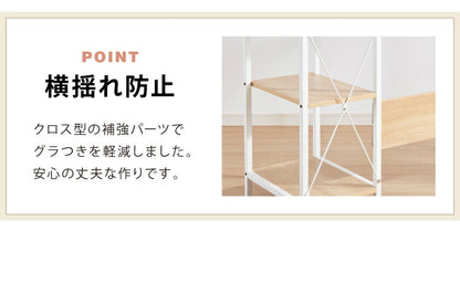 折りたたみデスク 奥行き45cm キャスター付き パソコンデスク 机 デスク PCデスク 折り畳みデスク 折りたたみテーブル シンプルデスク ワークデスク オフィスデスク 書斎机 書斎デスク 学習机