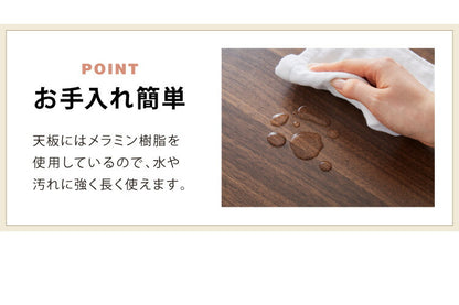 折りたたみデスク 奥行き45cm キャスター付き パソコンデスク 机 デスク PCデスク 折り畳みデスク 折りたたみテーブル シンプルデスク ワークデスク オフィスデスク 書斎机 書斎デスク 学習机