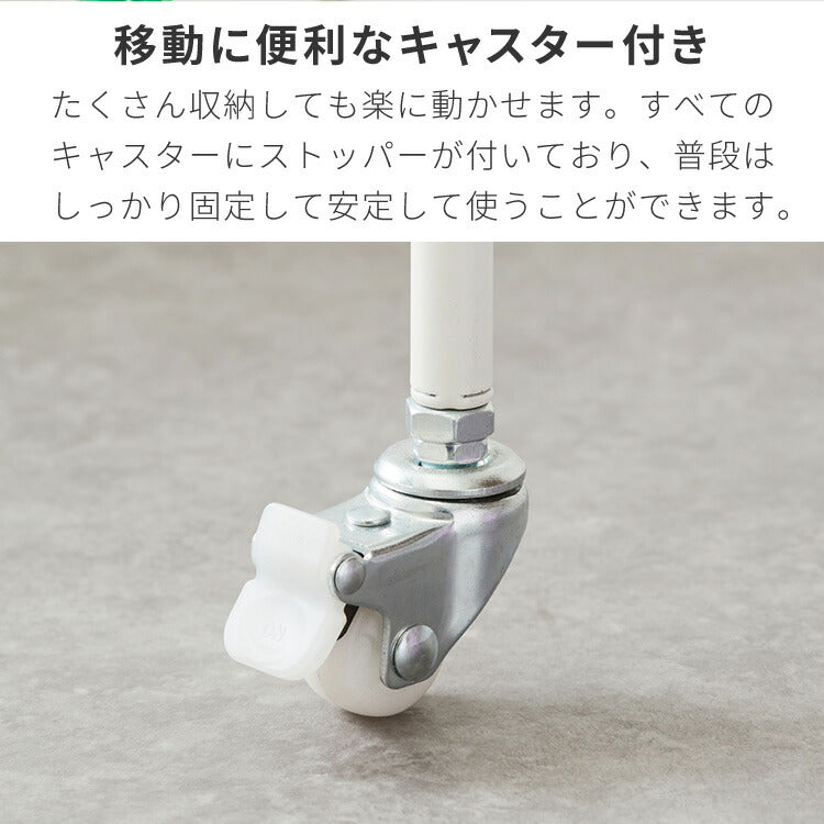 キャスター付き お片付けラック 3段 玄関収納ラック シューズラック おもちゃ収納 靴収納 プランタースタンド ボールスタンド おもちゃ 部活道具 子ども スチールラック