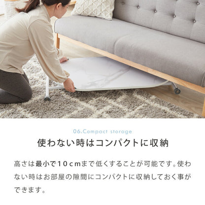 テーブル 昇降式 ガス圧昇降式テーブル 100×55cm 大理石調 おしゃれ シンプル 昇降テーブル 韓国インテリア ソファテーブル センターテーブル ローテーブル リビングテーブル デスク 高さ調節