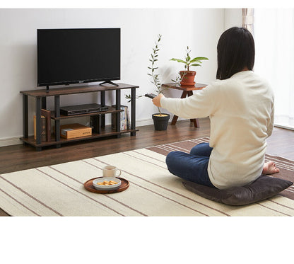 組み立て簡単 ヴィンテージ調 TVラック 幅120 ロータイプ コンパクト テレビ台 テレビボード オープンラック 一人暮らし おしゃれ