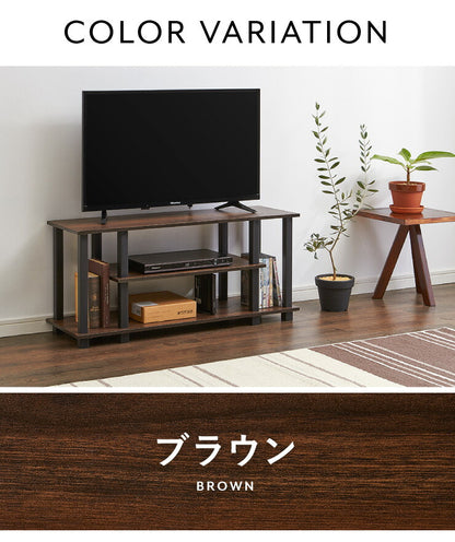 ヴィンテージ調 TVラック 幅90 ロータイプ コンパクト テレビ台 テレビボード オープンラック 一人暮らし おしゃれ 組み立て簡単(代引不可)