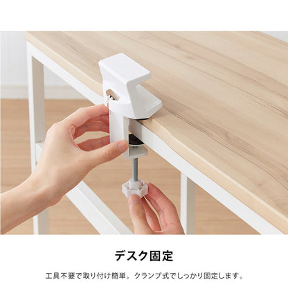 電源タップホルダー 対応タップ幅4~6cm クランプ式 デスクホルダー 電源タップ 収納 固定ホルダー コンセント ホルダー