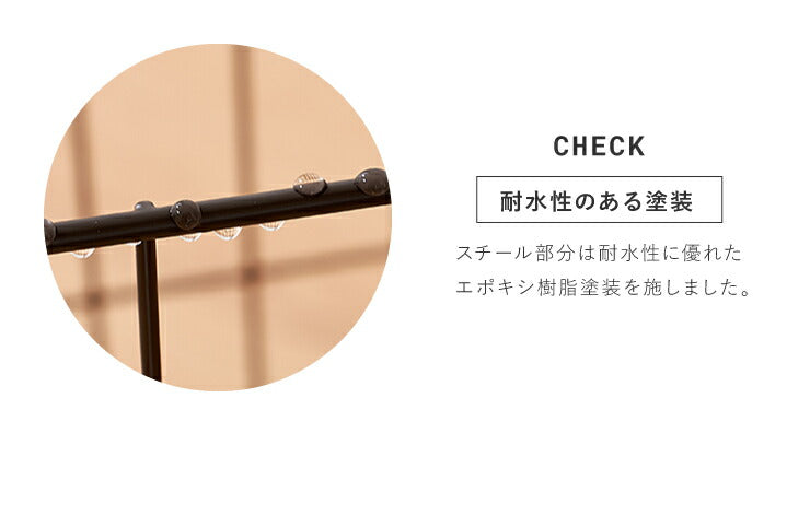 ワイヤーバスケット 3段 角形 洗濯かご キャスター付き ランドリーバスケット ランドリーラック ランドリーボックス バスケット