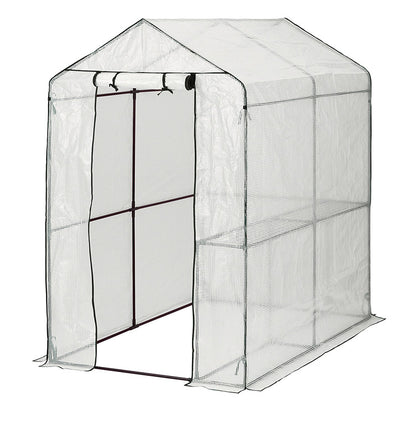 ビニール温室 大型 ブラック 組み立て簡単 工具不要 ビニールハウス サイクルハウス 自転車収納 フラワーラック ガーデンハウス フラワーハウス ラック ベランダ 家庭用 園芸 栽培