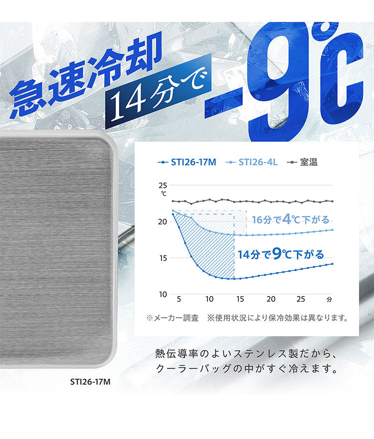 【4個セット】保冷剤 ステンレス製 長時間冷却 急速冷却 アイスパック 防カビ お手入れ簡単! 繰り返し くり返し 冷蔵冷凍対応 熱中症対策 アウトドア キャンプ 防災グッズ 長持ち ステンレス保冷剤