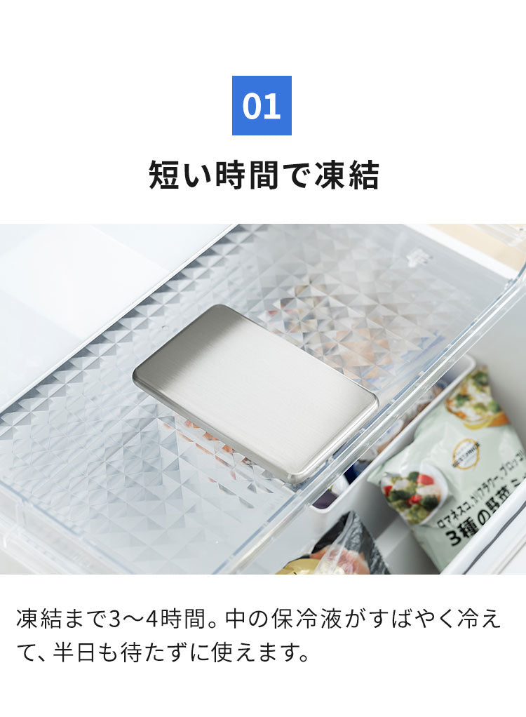 【4個セット】保冷剤 ステンレス製 長時間冷却 急速冷却 アイスパック 防カビ お手入れ簡単! 繰り返し くり返し 冷蔵冷凍対応 熱中症対策 アウトドア キャンプ 防災グッズ 長持ち ステンレス保冷剤