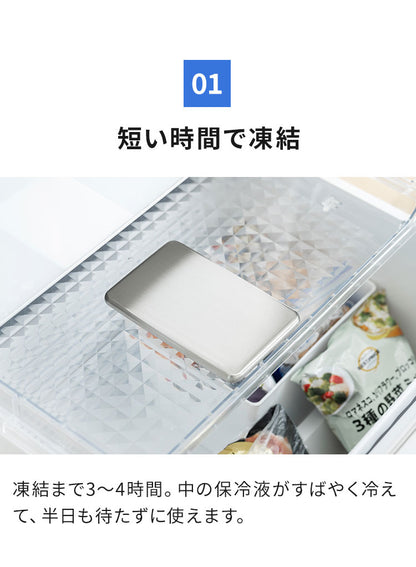 【4個セット】保冷剤 ステンレス製 長時間冷却 急速冷却 アイスパック 防カビ お手入れ簡単! 繰り返し くり返し 冷蔵冷凍対応 熱中症対策 アウトドア キャンプ 防災グッズ 長持ち ステンレス保冷剤