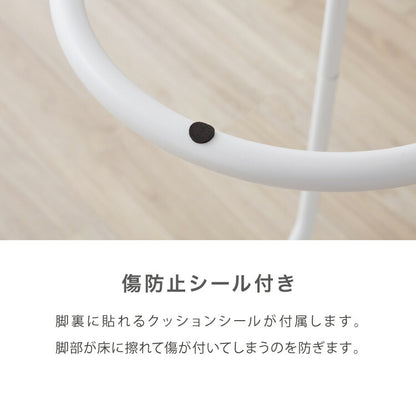 サイドテーブル ラウンド 直径30cm 大理石風 鏡面 円形 テーブル ミニテーブル ベッドサイド ナイトテーブル 棚 コの字型 ソファ横 韓国インテリア ベッド ソファ ベッドサイド テーブル ソファサイド