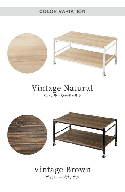 キャスター付き マルチテーブル 幅80cm テーブル キャスター付 センターテーブル ローテーブル サイドテーブル テレビ台 32型 テレビボード オープンラック