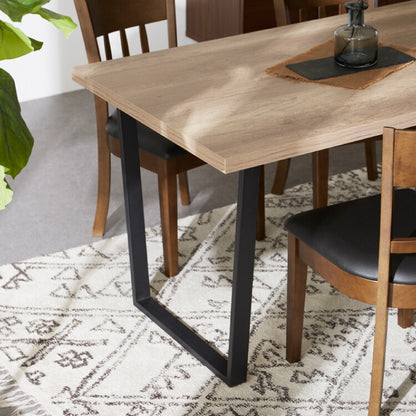 ダイニングテーブル 幅120cm 傷に強いメラミン板 テーブル 単品 120×80 4人掛け 長方形 4人掛 テーブル ダイニング ダイニングテーブル テーブル単品 ヴィンテージ モダン 木目 北欧 おしゃれ(代引不可)