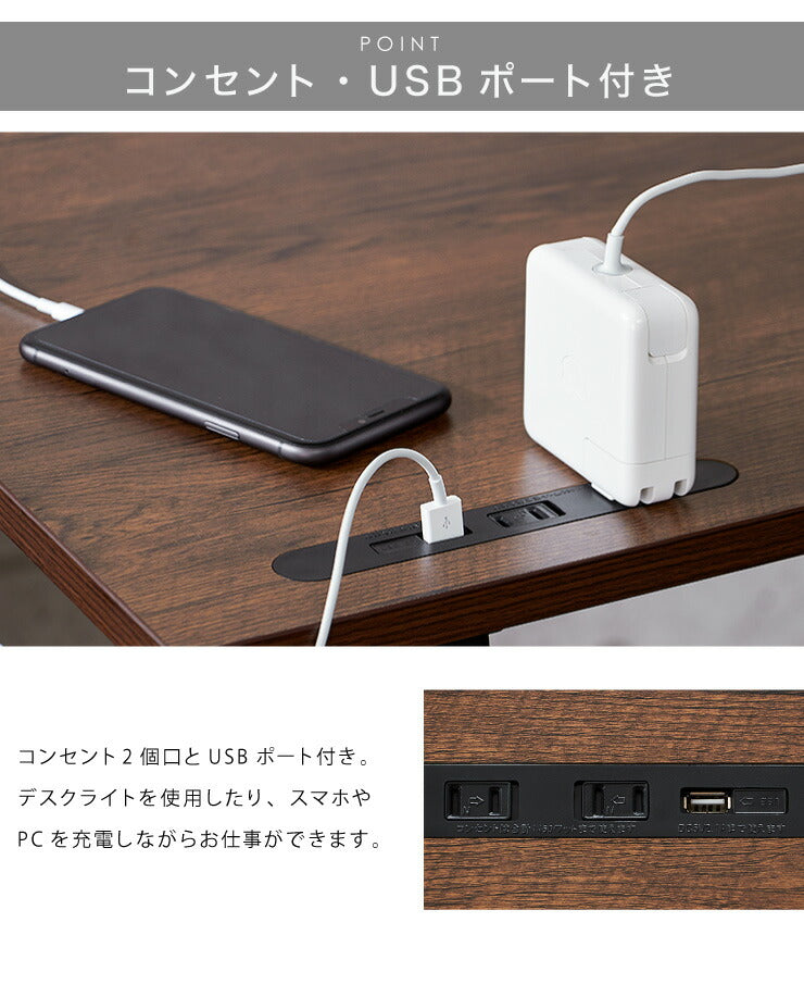 【在庫処分】ガス圧昇降デスク 昇降式テーブル 幅90 可動式 高さ調節 コンセント USB口 デスク テーブル スタンディングデスク オフィスデスク パソコンデスク PCデスク PCデスク 昇降
