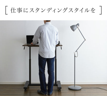 【在庫処分】ガス圧昇降デスク 昇降式テーブル 幅90 可動式 高さ調節 コンセント USB口 デスク テーブル スタンディングデスク オフィスデスク パソコンデスク PCデスク PCデスク 昇降