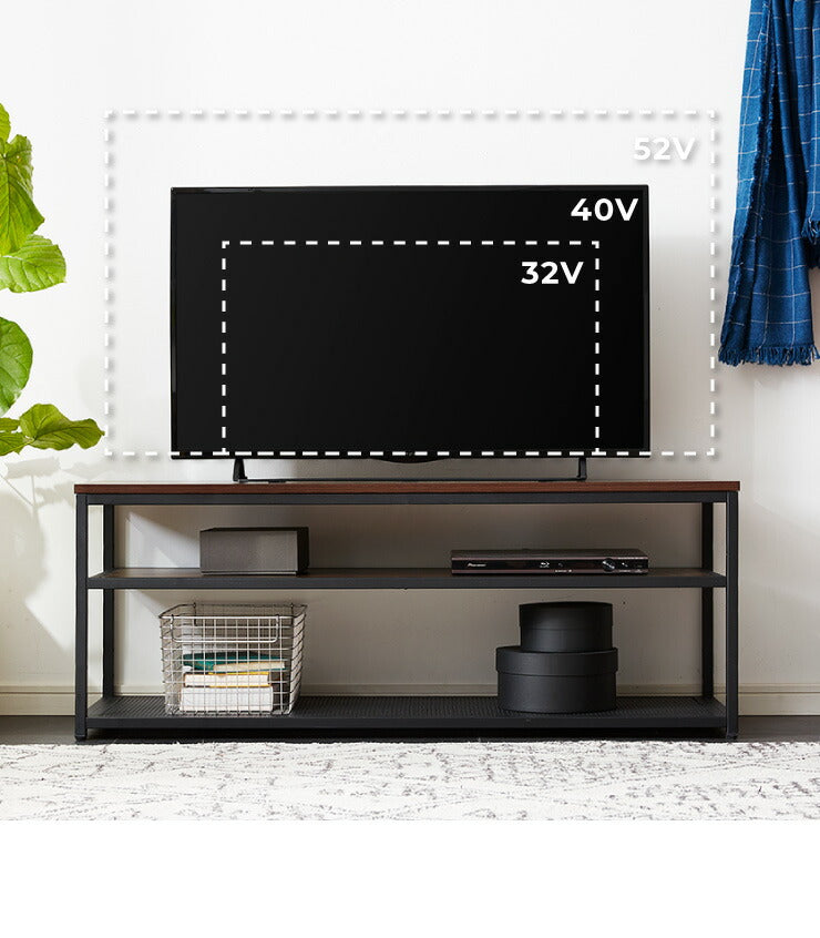 ヴィンテージ調 テレビ台 幅120cm 木製 32インチ 40インチ 52インチ