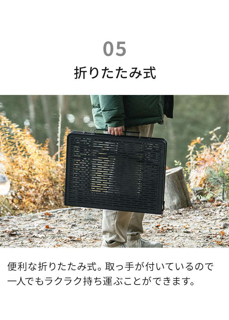 【当店限定!タフまるセット】タフまるが置ける! マルチテーブルQT 折りたたみ 高さ調節 4段階 組立簡単 折りたたみ コンロが置けるマルチテーブル キャンプ アウトドア イワタニ 岩谷 Iwatani【送料無料】