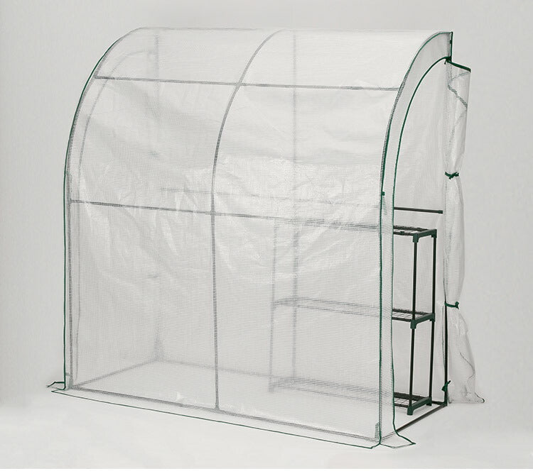 ウォール温室 ブラック ウォール型 壁 ビニール温室棚 ビニールハウス フラワーラック ガーデンハウス フラワーハウス ラック ベランダ 家庭用 園芸 栽培 小型 サイクルハウス 自転車収納