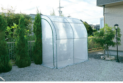 ウォール温室 ブラック ウォール型 壁 ビニール温室棚 ビニールハウス フラワーラック ガーデンハウス フラワーハウス ラック ベランダ 家庭用 園芸 栽培 小型 サイクルハウス 自転車収納