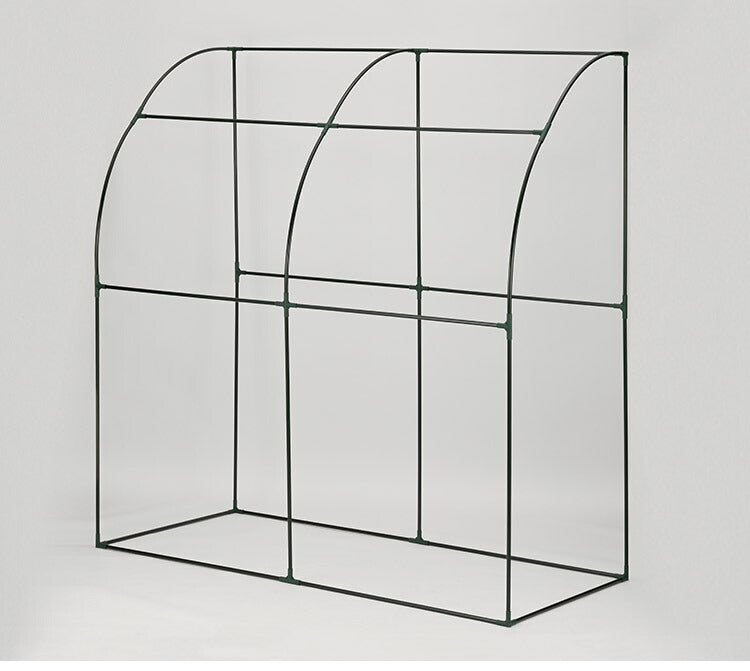 ウォール温室 ブラック ウォール型 壁 ビニール温室棚 ビニールハウス フラワーラック ガーデンハウス フラワーハウス ラック ベランダ 家庭用 園芸 栽培 小型 サイクルハウス 自転車収納