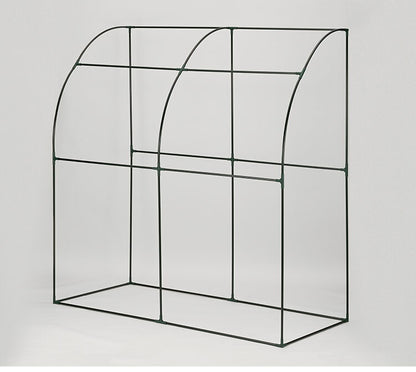 ウォール温室 ブラック ウォール型 壁 ビニール温室棚 ビニールハウス フラワーラック ガーデンハウス フラワーハウス ラック ベランダ 家庭用 園芸 栽培 小型 サイクルハウス 自転車収納