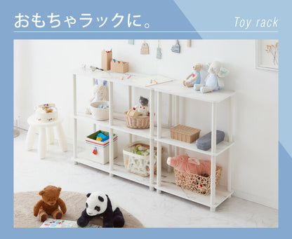 コーナーラック 組み立て簡単 おしゃれな大理石柄 3段 ラック オープンラック システムラック おしゃれ かわいい 韓国インテリア オープンラック 棚 シェルフ ディスプレイラック 多目的ラック