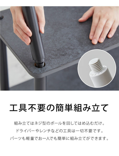 コーナーテレビ台 組み立て簡単 おしゃれな大理石柄 42インチまで対応 テレビラック ローボード テレビボード システムラック おしゃれ かわいい 韓国インテリア オープンラック 棚 シェルフ