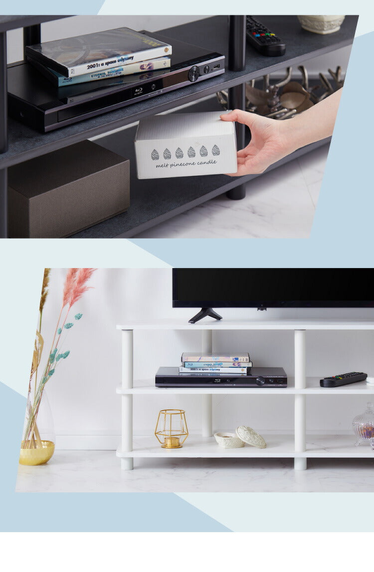 コーナーテレビ台 組み立て簡単 おしゃれな大理石柄 42インチまで対応 テレビラック ローボード テレビボード システムラック おしゃれ かわいい 韓国インテリア オープンラック 棚 シェルフ