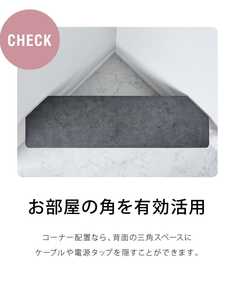 コーナーテレビ台 組み立て簡単 おしゃれな大理石柄 42インチまで対応 テレビラック ローボード テレビボード システムラック おしゃれ かわいい 韓国インテリア オープンラック 棚 シェルフ