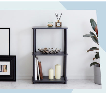 オープンラック 組み立て簡単 おしゃれな大理石柄 3段 ラック システムラック おしゃれ かわいい 韓国インテリア オープンラック 棚 シェルフ ディスプレイラック 多目的ラック