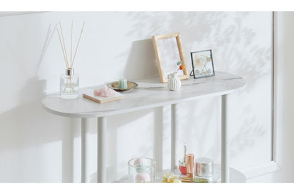 楕円型 オープンラック 組み立て簡単 おしゃれな大理石柄 幅80 3段 ラック システムラック おしゃれ かわいい 韓国インテリア オープンラック 楕円型 棚 シェルフ ディスプレイラック 多目的ラック