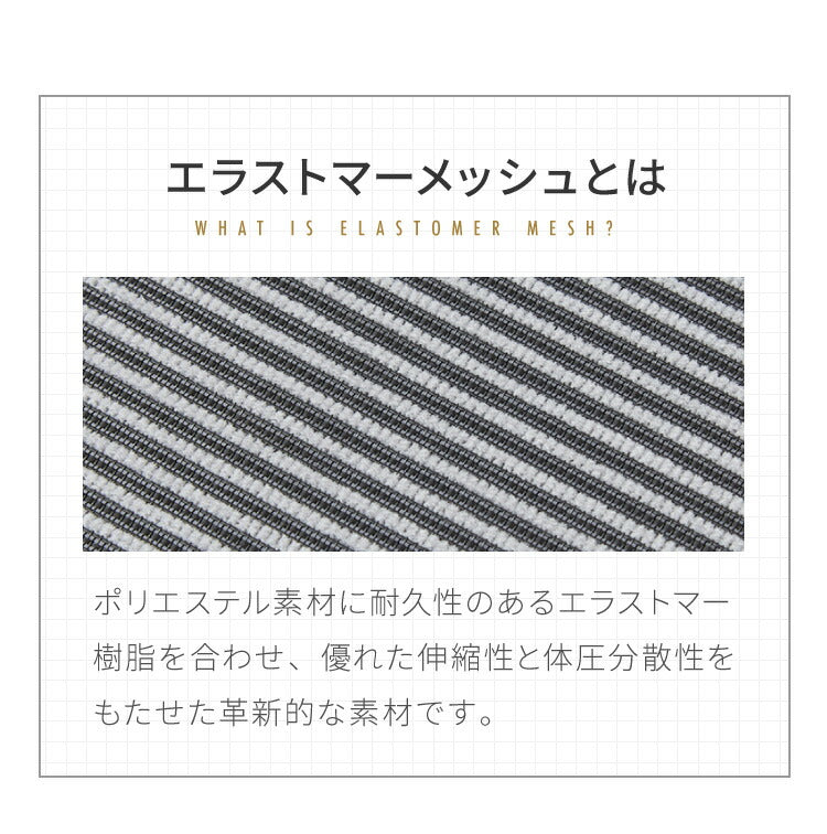 オフィスチェア 高機能チェア 独立ランバーサポート エラストマーメッシュ採用 ヘッドレスト付き ワークチェア デスクチェア メッシュ おしゃれ 椅子