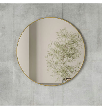 【5%OFF】アンブラ 鏡 ベッドルーム フーバ ミラー 86×86cm ブラス ミラー インテリア 雑貨 玄関 寝室 デザイン レイアウト ギフト プレゼント(代引不可)