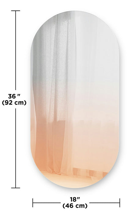 アンブラ 鏡 ベッドルーム ミスト ミラー 46x92cm コーパー ミラー インテリア 雑貨 玄関 寝室 デザイン レイアウト ギフト プレゼント(代引不可)