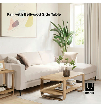 アンブラ テーブル おしゃれ 自然 天然木材 ナチュラル テーブル 木目 コーヒーテーブル ウッド 応接テーブル リビング 玄関 ダイニング 机 収納棚 組み立て 簡単(代引不可)