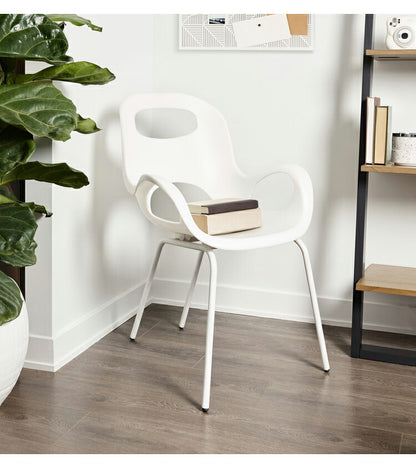 オーチェア ホワイト umbra アンブラ 椅子 いす チェア プラスチック 軽い 軽量 持ち運び スタッキング 重ねる 積み重ね(代引不可)