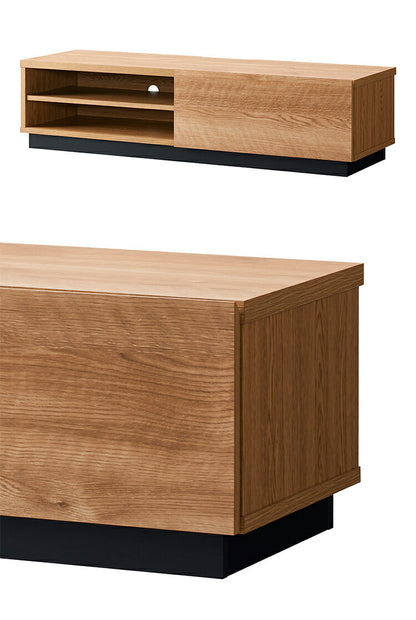 木目調 ローボード サイドチェスト ALK テレビ台 スライドレール付き 耐荷重30kg おしゃれ シンプル モダン リビング 新生活(代引不可)