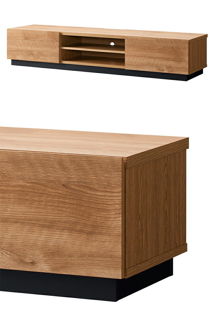 木目調 ローボード サイドチェスト ALK テレビ台 スライドレール付き 耐荷重40kg おしゃれ シンプル モダン リビング 新生活(代引不可)