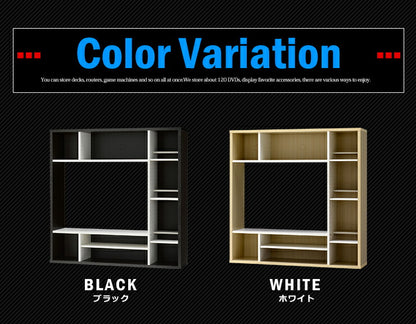 テレビ台 ハイタイプ 幅115 テレビラック ラック AOR-1212AV 壁面 テレビボード 収納 木製 大容量 収納 オープンラック おしゃれ 北欧(代引不可)