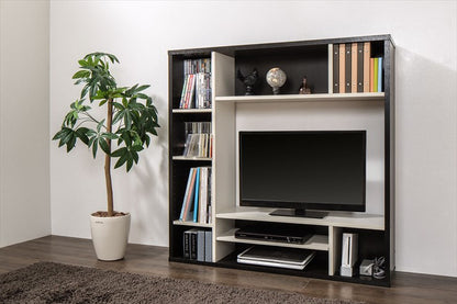 テレビ台 ハイタイプ 幅115 テレビラック ラック AOR-1212AV 壁面 テレビボード 収納 木製 大容量 収納 オープンラック おしゃれ 北欧(代引不可)