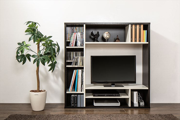 テレビ台 ハイタイプ 幅115 テレビラック ラック AOR-1212AV 壁面 テレビボード 収納 木製 大容量 収納 オープンラック おしゃれ 北欧(代引不可)