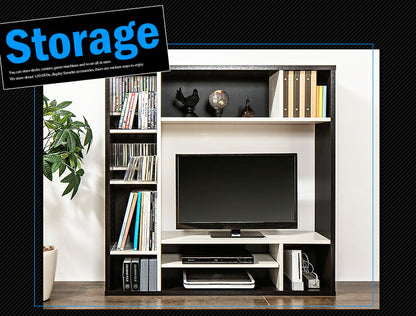 テレビ台 ハイタイプ 幅115 テレビラック ラック AOR-1212AV 壁面 テレビボード 収納 木製 大容量 収納 オープンラック おしゃれ 北欧(代引不可)