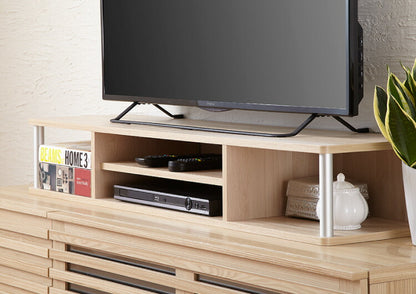 テレビ台 TV台 テレビボード ローボード 完成品 ちょい足しラック 高さ調整 高さ調節 幅110 ダブル おしゃれ 北欧 49型 49V ヴィンテージ アンティーク(代引不可)