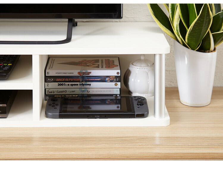 テレビ台 TV台 テレビボード ローボード 完成品 ちょい足しラック 高さ調整 高さ調節 幅110 ダブル おしゃれ 北欧 49型 49V ヴィンテージ アンティーク(代引不可)