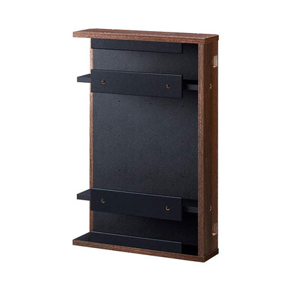 ちょい足し ボックス ルーター収納 WIFI収納 ゲーム機収納 木目調 配線 収納ボックス おしゃれ かっこいい 男前 テレビ裏(代引不可)