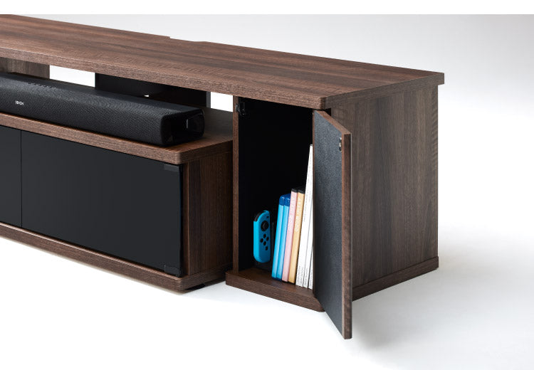 テレビ台 テレビスタンド 幅150cm 高さ40cmAS-SBS1500 木製 背面収納 ケーブル収納 フロート(代引不可)