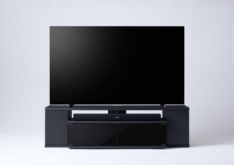 テレビ台 テレビスタンド 幅150cm 高さ40cmAS-SBS1500 木製 背面収納 ケーブル収納 フロート(代引不可)