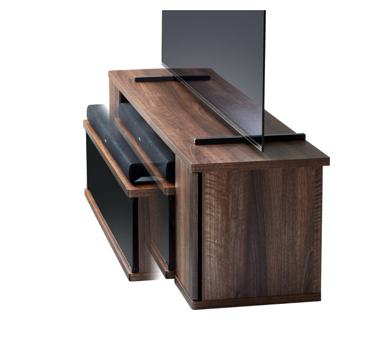 テレビ台 テレビスタンド 幅150cm 高さ40cmAS-SBS1500 木製 背面収納 ケーブル収納 フロート(代引不可)