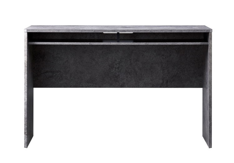 【5%OFF】デスク おしゃれ 収納 120cm モルタル調 グレーデスク パソコンデスク 収納付き 幅110cm 棚付 省スペース 在宅勤務 石目調 オフィス 幅115cm