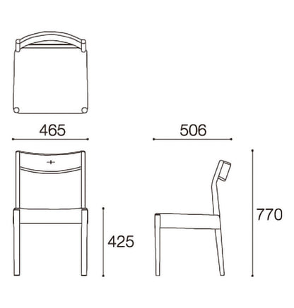 エッダ EDDA ダイニングチェア(2脚1組) 北欧ビンテージスタイル シンプルデザイン オイルフィニッシュでナチュラル&ハンドメイド ハイクオリティロープライス 46.5cm×50.6cm イス いす 椅子 ブラック(代引不可)